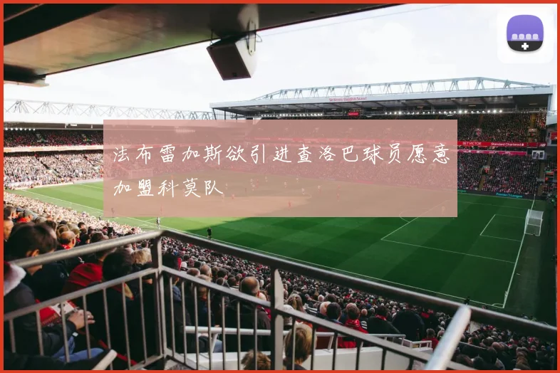 法布雷加斯欲引进查洛巴球员愿意加盟科莫队